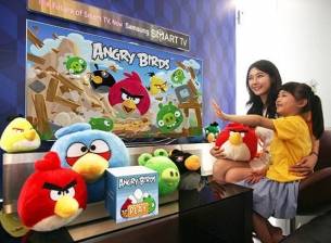 Angry Birds вече с версия за умните телевизори на Samsung