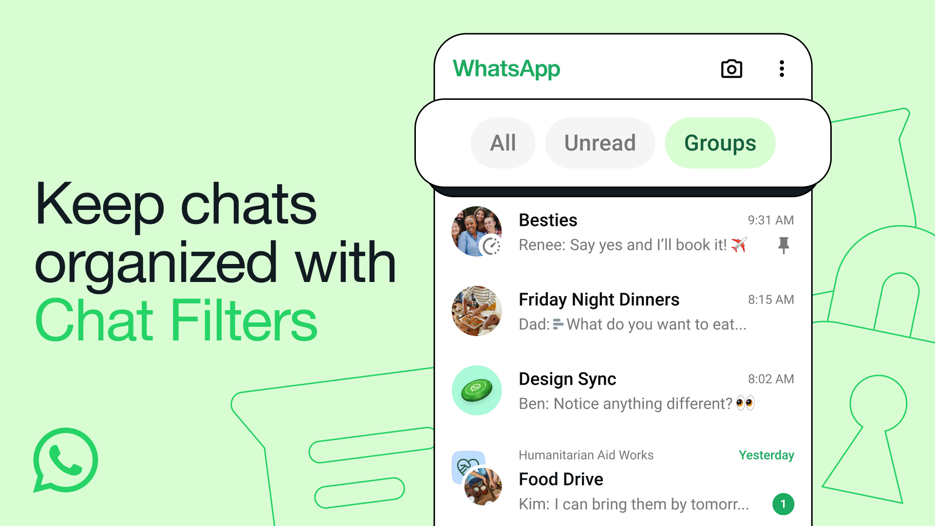 WhatsApp въвежда филтриране на чатовете