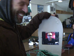 Сноуборд с вграден iPad