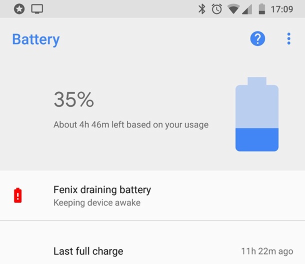 Android 8.1 вече посочва приложенията, които изтощават батерията