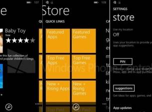 Снимки показват промените в магазина за приложения на Windows Phone