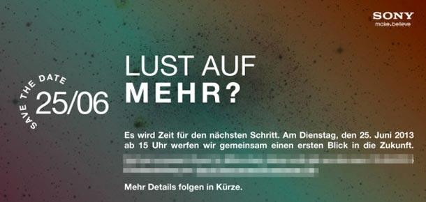 Sony подготвя мобилно събитие на 25 юни