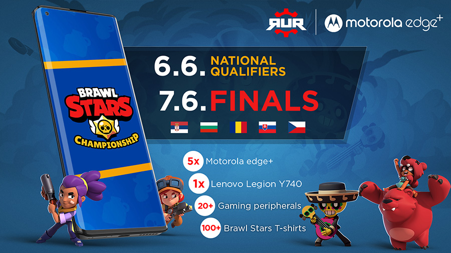 Motorola и RUR esports организират Brawl Stars турнир с много награди