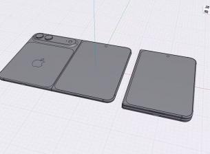 Нови рендери показват iPhone Fold