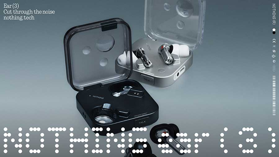 Nothing Ear (3) идва с подобрен дизайн и с микрофони в кутийката