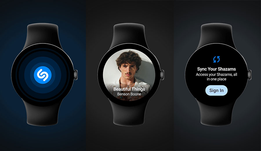 Shazam за Wear OS вече може да работи и без телефон