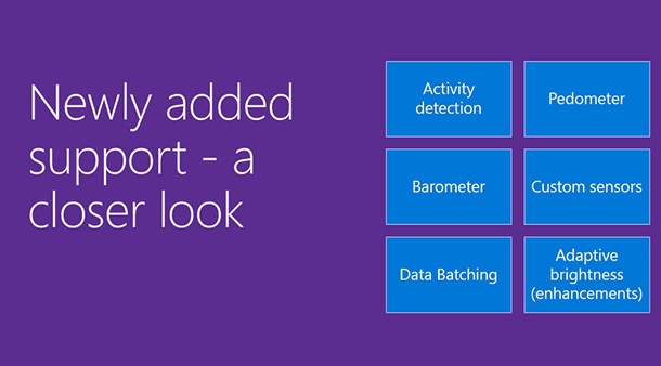Windows 10 ще поддържа повече сензори за работа с телефони
