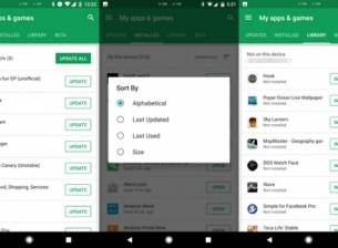 Google Play Store с нови възможности за управление на приложенията