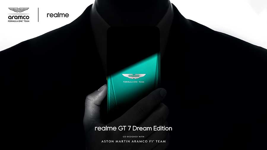 Realme ще пусне версия на GT 7 с Aston Martin Formula One