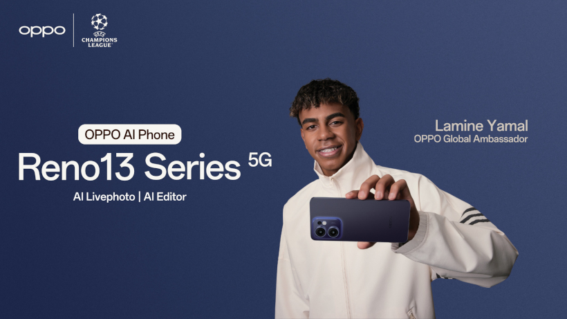 Yettel предлага серията Oppo Reno13, която носи стил и интелигентни функции от ново поколение