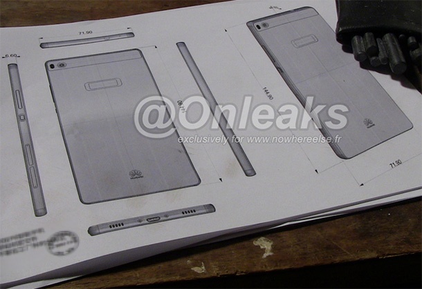 Появиха се скици на Huawei Ascend P8