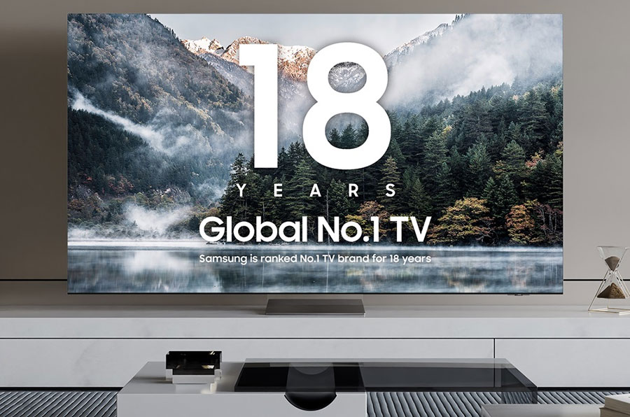 За поредна година Samsung е пазарен лидер при телевизорите