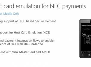 Windows 10 за телефони ще поддържа HCE за безконтактно плащане