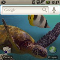 Google с ново поле за бързо търсене в Android 1.6