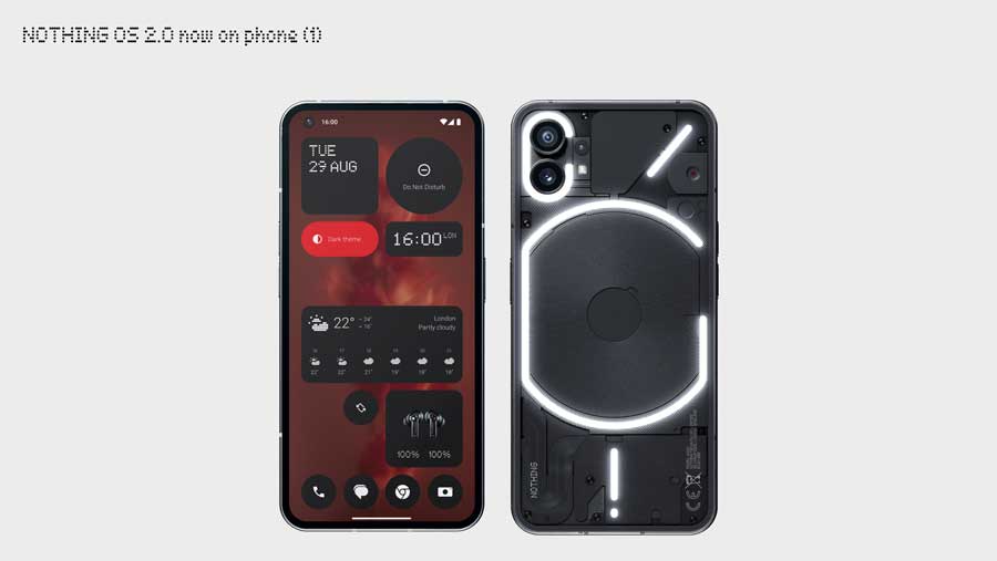 Nothing OS 2.0 вече е достъпна за Nothing Phone 1