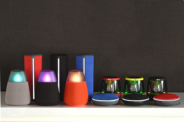 Новата серия Bluetooth говорители на LG залага на необичаен дизайн