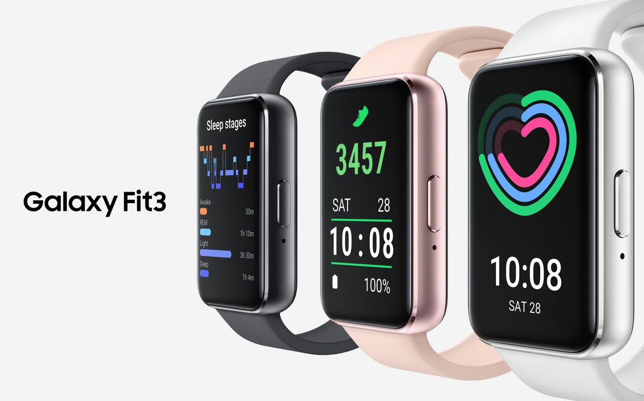 Samsung Galaxy Fit3 е със значително по-голям екран