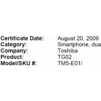 Toshiba TG02 ще бъде сгъваем телефон?