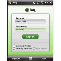 Версия на ICQ за Windows Mobile