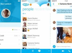 Нов дизайн за Skype за iPhone