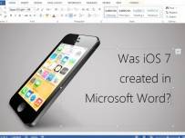 Дизайнер направи интерфейса на iOS 7 с Word