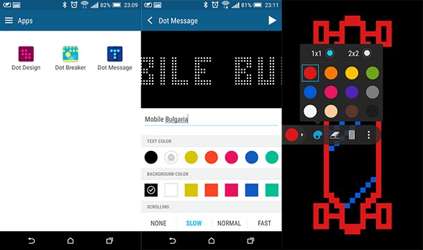 Вече можете да персонализирате калъфа Dot View и дори да играете игри с него