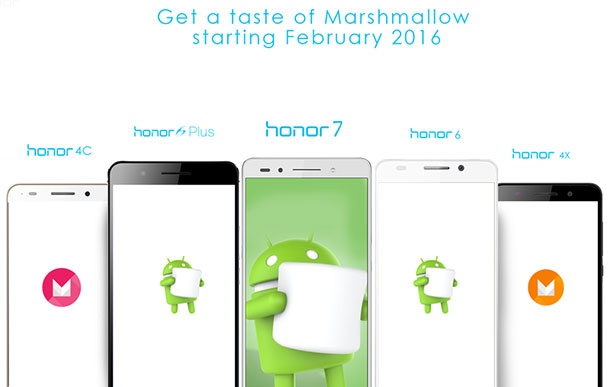 Телефоните Honor на Huawei ще получат Android 6.0 през февруари