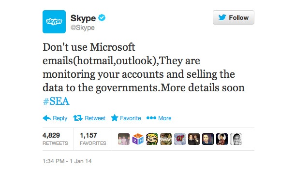 Хакнаха блога и Twitter акаунта на Skype