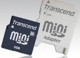 2GB MiniSD карта от Transcend