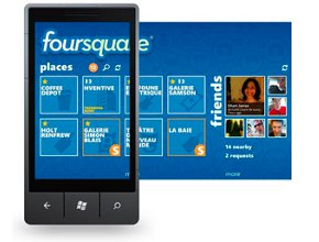 Foursquare с ново приложение за Windows Phone 7