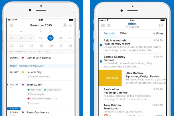 Microsoft започна интеграцията на Outlook и Sunrise