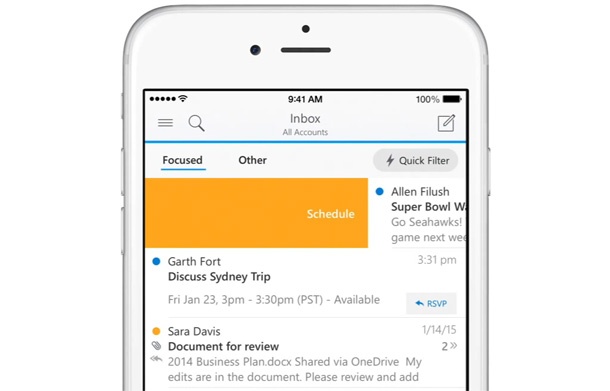 Microsoft пусна Outlook за iOS и Android
