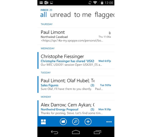 Microsoft готви Outlook уеб приложение за Android