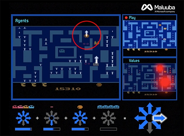AI разработка на Microsoft с перфектен резултат в играта Ms. Pac-Man