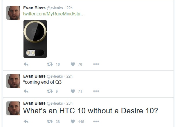 HTC може би разработва Desire 10 с метален корпус