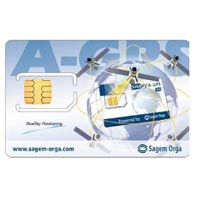 SIM карта с GPS приемник от Sagem Orga