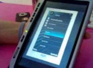 Демо на новия сензорен интерфейс на Symbian