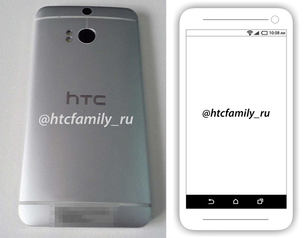 Нова снимка на задния панел на HTC M8