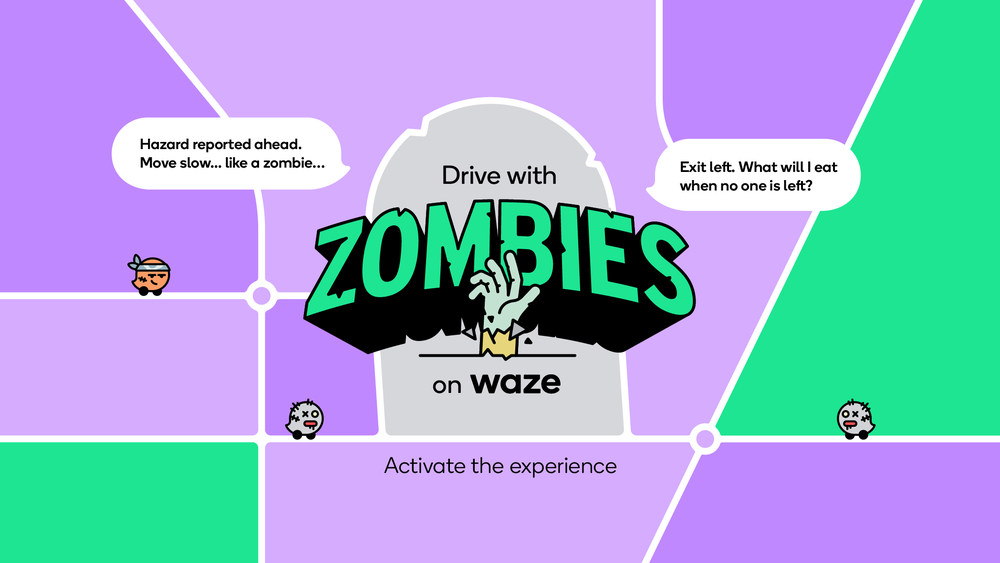 Този Хелоуин може да карате зомбимобил в Waze