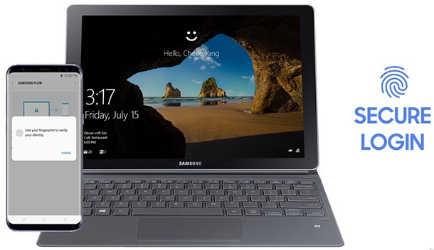 Потребителите на Samsung Galaxy S8 могат да го ползват за вписване в компютри с Windows 10