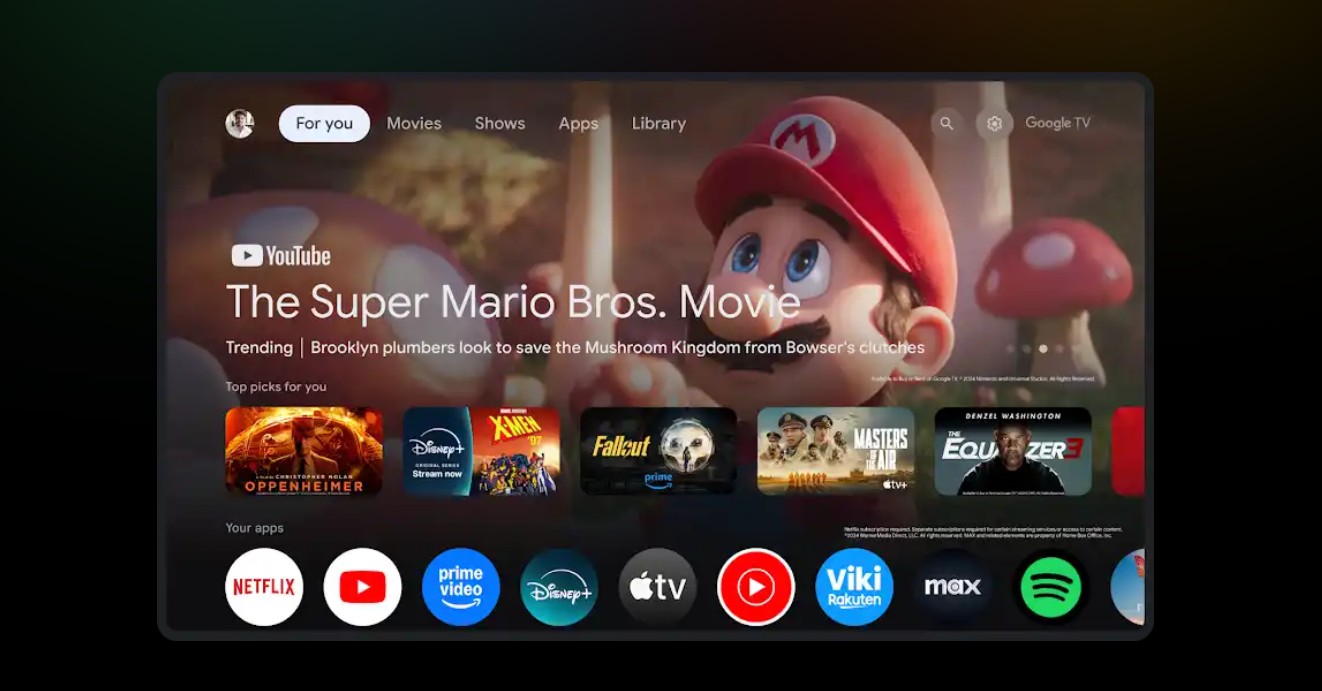 Google TV ще работи добре и на телевизори с по-малко памет