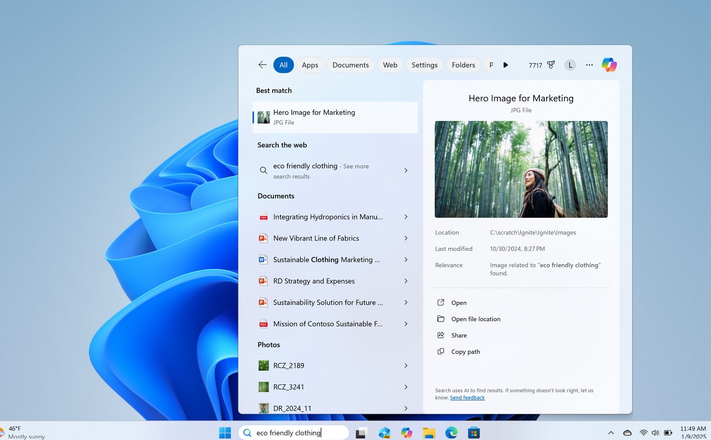 Microsoft започна тестове за търсене в Windows чрез изкуствен интелект