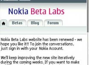 Nokia Beta Labs с нов мобилен сайт