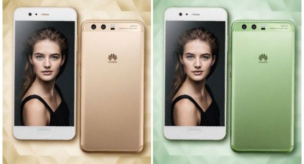 Снимки на Huawei P10 го показват в синьо, златисто и зелено