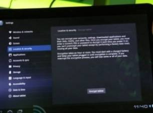 Android 3.0 Honeycomb ще поддържа криптиране на информацията