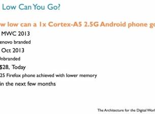 ARM очаква смартфон с Android за 20 долара до края на годината