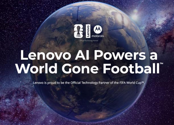 Технологии на Lenovo и изкуствен интелект ще подкрепят Световното първенство по футбол през 2026 г.