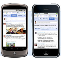 Google Buzz за мобилни устройства