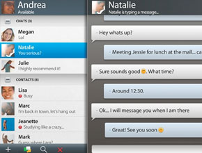 RIM добавя BBM и опция за видеочат към таблета PlayBook