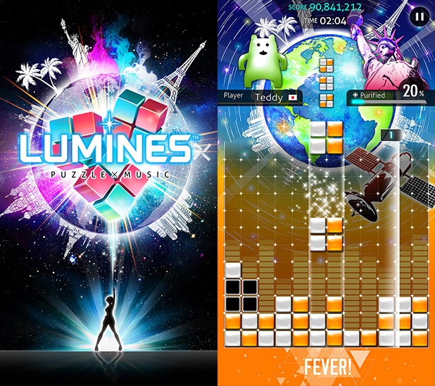 Хитовата игра за PSP Lumines ще получи нова мобилна версия